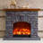 American Retro Fireplace TV Cabinet