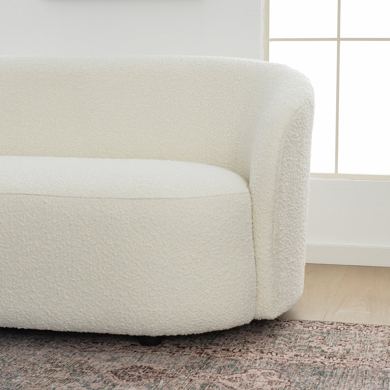 Charleah 68'' Wide Boucle Upholstered Loveseat Sofa