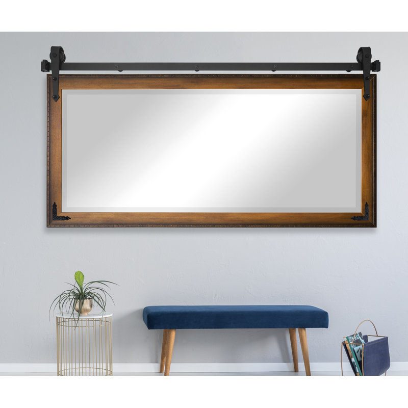 Miroir pleine grandeur N Peace, H 30,5 po x l 71 po, Noyer