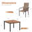 Square Patio Dining Set-1383646857