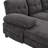 U-shaped Sectional Sofa 103.5" Chenille Fabric Couch with Dual Chaise Lounges-1760954180