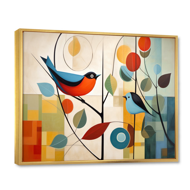 Décoration murale verte Mid Century Mod Nature III - abstrait Mid-Century, H 12 po x l 20 po, Doré
