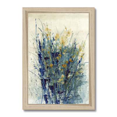 Indigo Floral II by Timothy O' Toole - Painting