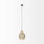 Luminaire suspendu en métal doré
