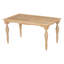 Table de salle à manger extensible 82,7 pouces avec rallonge de 23,6 pouces Vintage Traditional