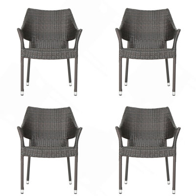 Chaise d'extérieur en résine, 52637,00MBRN KD MP4