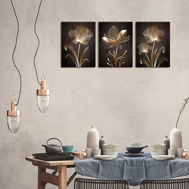 3 Piece Wrapped Canvas Print
