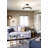 Collier Four-Light Semi-Flush Mount Ceiling Light - Black Oxide