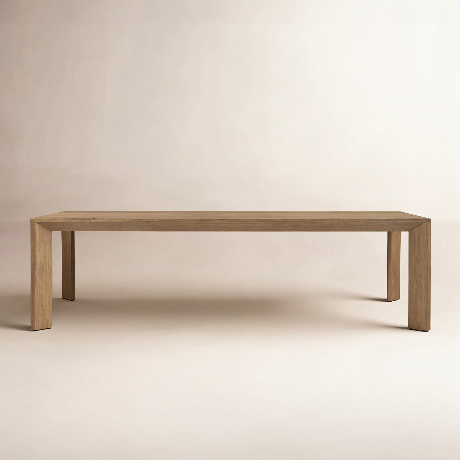 Dining Table, 30" H x 86.61" L x 39.37" W, Natural