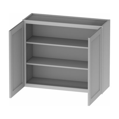 Armoire murale standard en bois contreplaqué prêt à assembler Kindwood Eco Shaker l 36 x P 12 x H 30