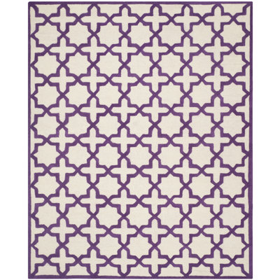 Cambridge Hand Tufted Wool Geometric Rug