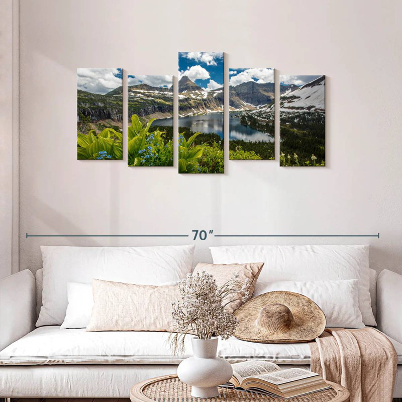 Alvord, lac caché, paysage d'Alvord, H 24 po x l 49 po