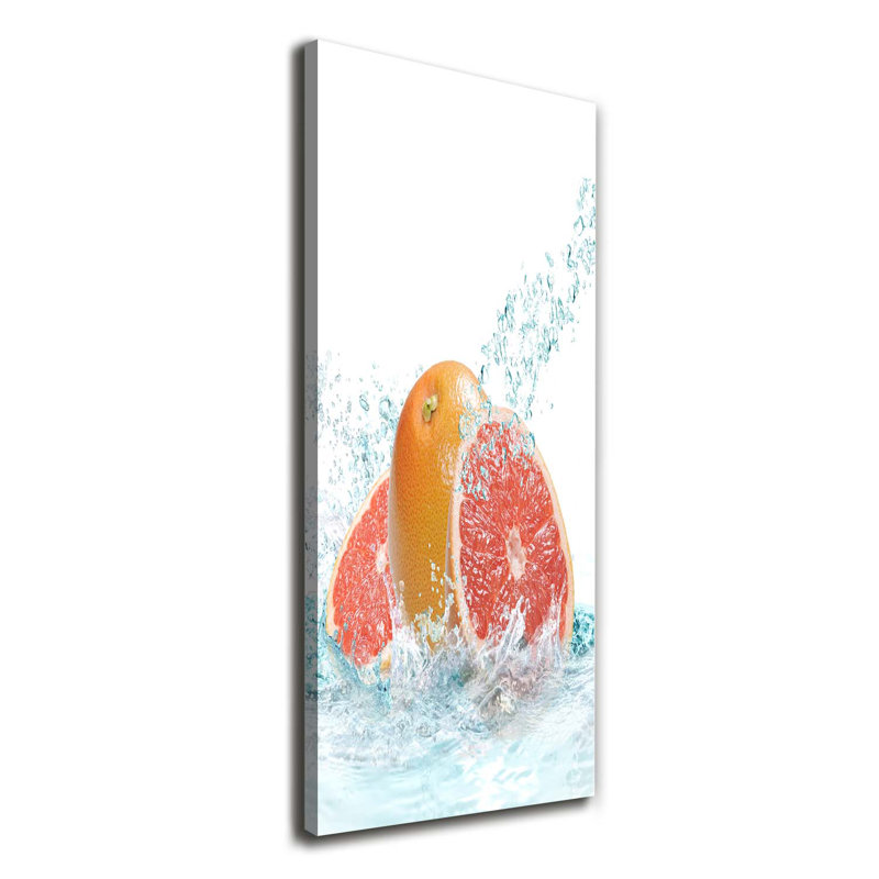 Grapefruit - Wrapped Canvas Print