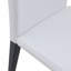 Ensemble de 2 chaises de salle à manger pu: hauteur 35,4 po, dossier ergonomique 18,5 po, siège éponge 17 po x 16 po-2043691365