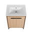 Base de meuble-lavabo avec lavabo, meuble de rangement en bois d'ingénierie, meuble-lavabo moderne avec rangement-212035031