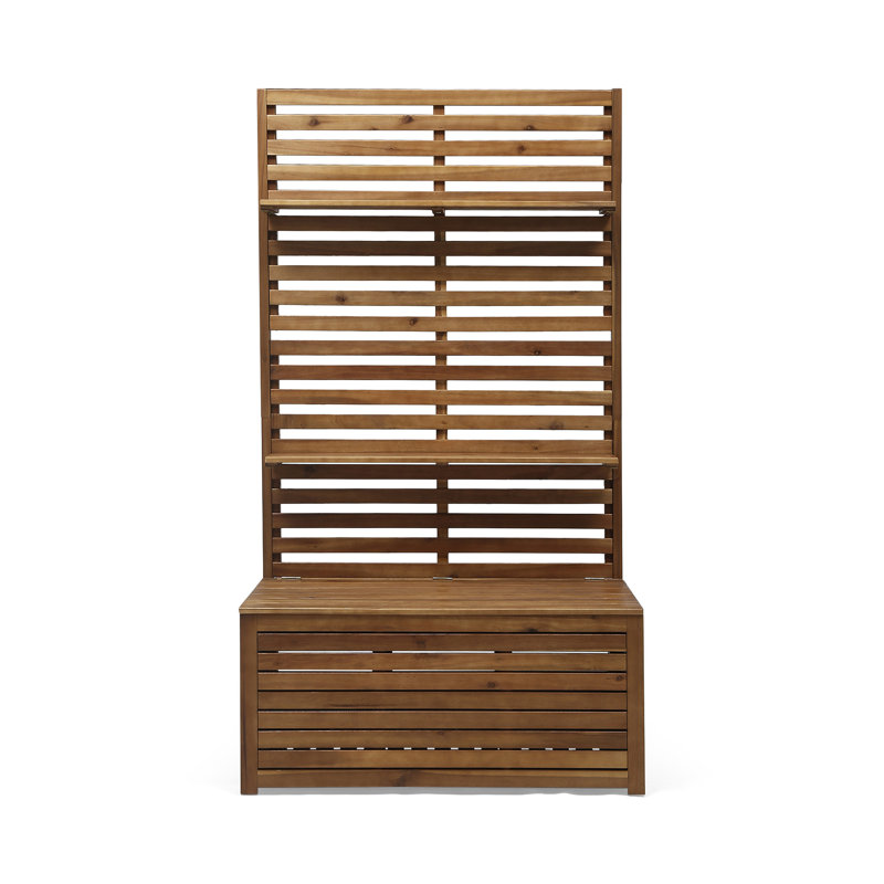 Pedersen Hall Tree 37.5'' Wide with Bench and Shoe Storage