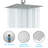 Rain Fixed Shower Head 2.5 GPM GPM-100669305