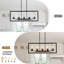 Luminaire suspendu pour îlot de cuisine 5 lumières