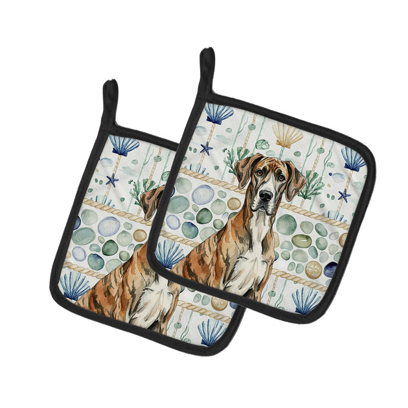 Paire de poignées Brindle Great Dane