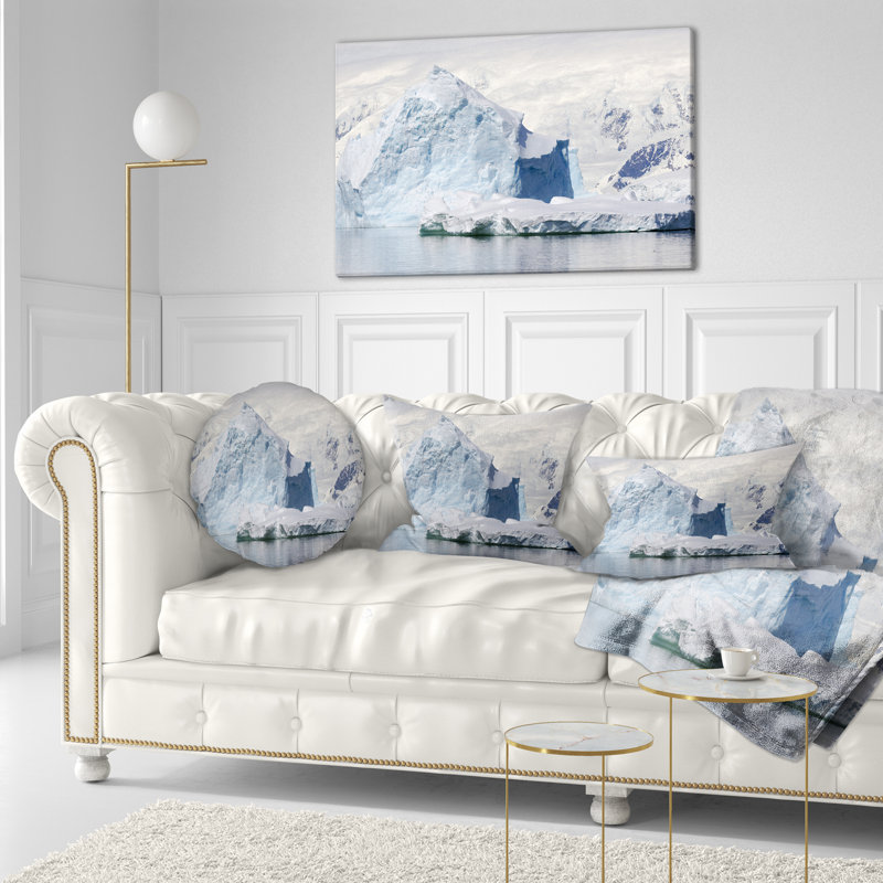 Coussin Schafer Designart «Antarctica Mountains»