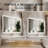 30'' H Recessed or Surface Mount Frameless LED Medicine Cabinet with Adjustable Shelves-1257815753