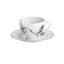 Black Orchid Cup and Saucer