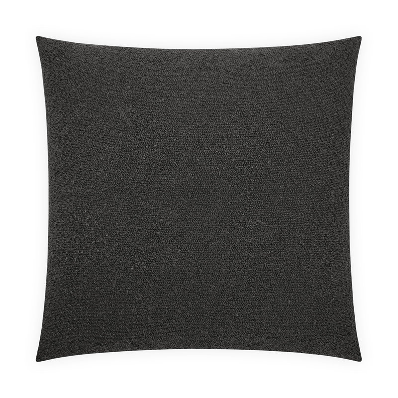 Rise Throw Pillow, Charcoal, Square 24"