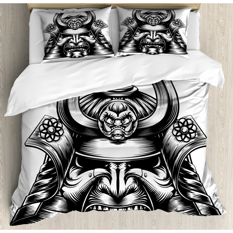 Eclectic Polyester Duvet Cover, Queen Duvet Cover + 2 Standard Shams