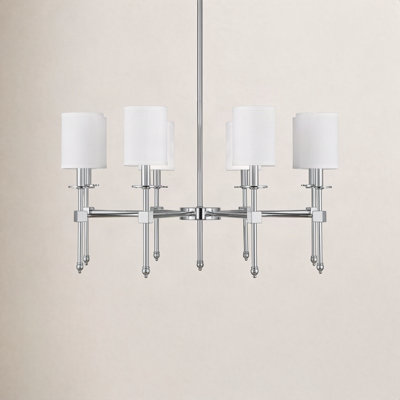 Keeling 8 - Light Metal Dimmable Chandelier