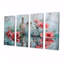 Wason - Ensemble de 4 décorations murales florales-106161487