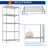 Wire Shelving Metal Storage Rack Adjustable Shelves,Standing Storage Shelf Units for Laundry Bathroom Kitchen Pantry Closet-1208202190-1208910181