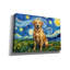  «Labrador Retriever Starry Night» par Rich Monet, art mural sur toile, 60 po x 40 po-130694964