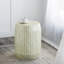 Tabouret d'appoint avec motif rayé