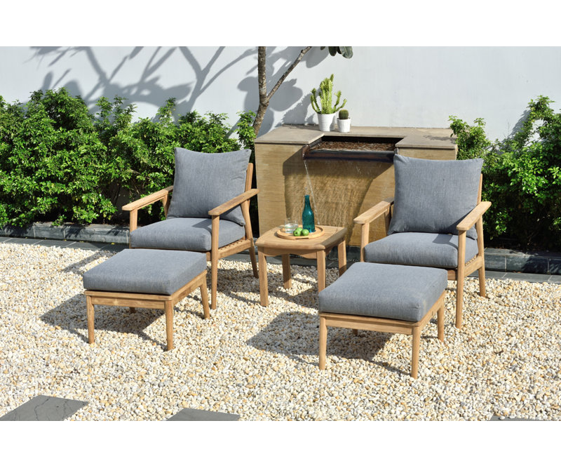 Como 5 - Person Patio Conversation Set with Cushions