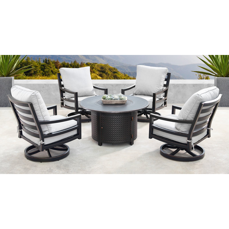 Mhyrren Outdoor 5 - Piece Conversation Set