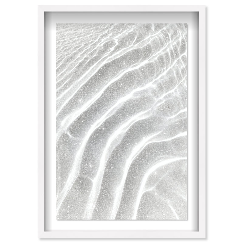 Water Ripples I Print by Oliver Gal, 31.5" H x 21.5" W, White Shadowbox