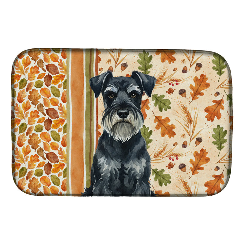 Tapis de séchage standard standard Schnauzer