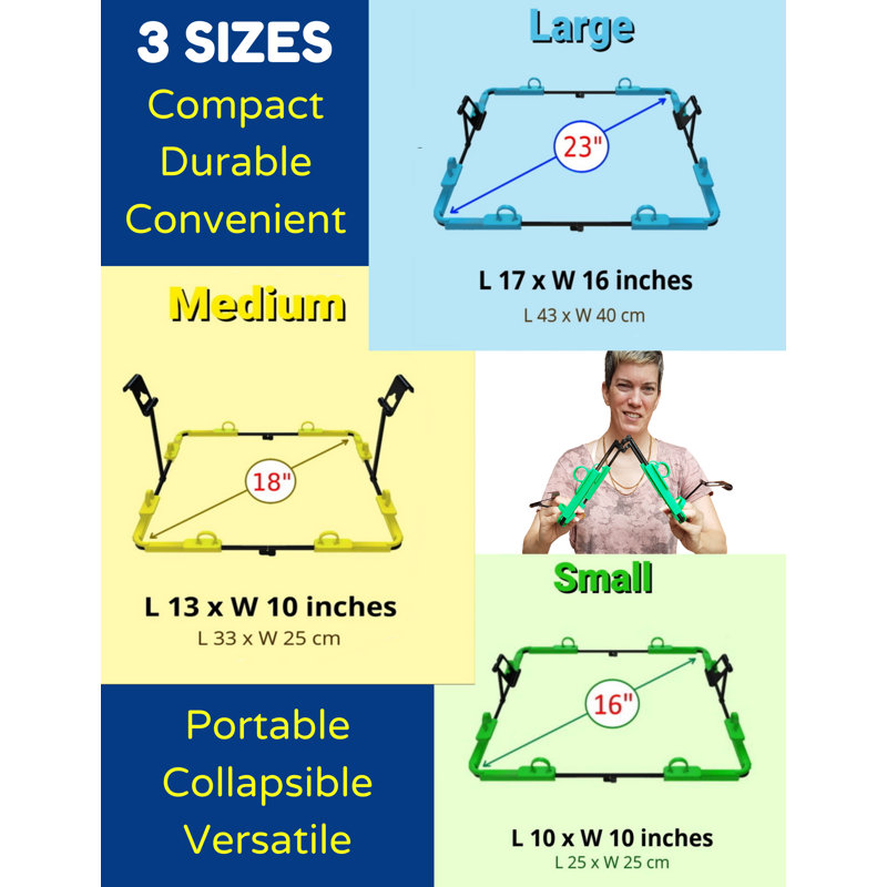Porte-sac poubelle, H 1,35 po x l 16 po x P 10 po, Vert