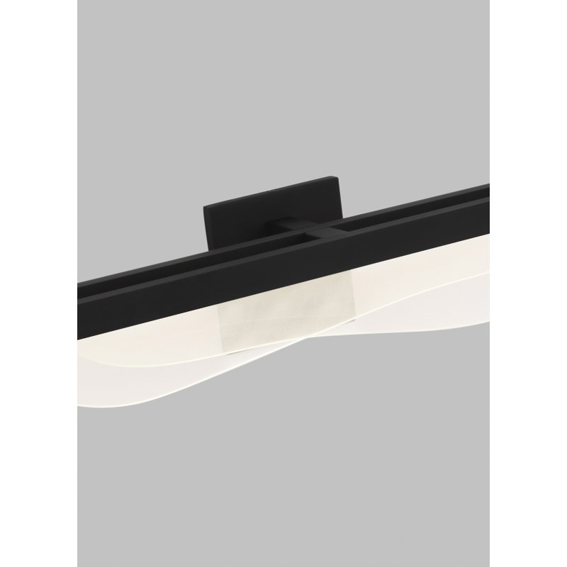 Nyra 1 - Light LED Bath Bar, Nightshade Black