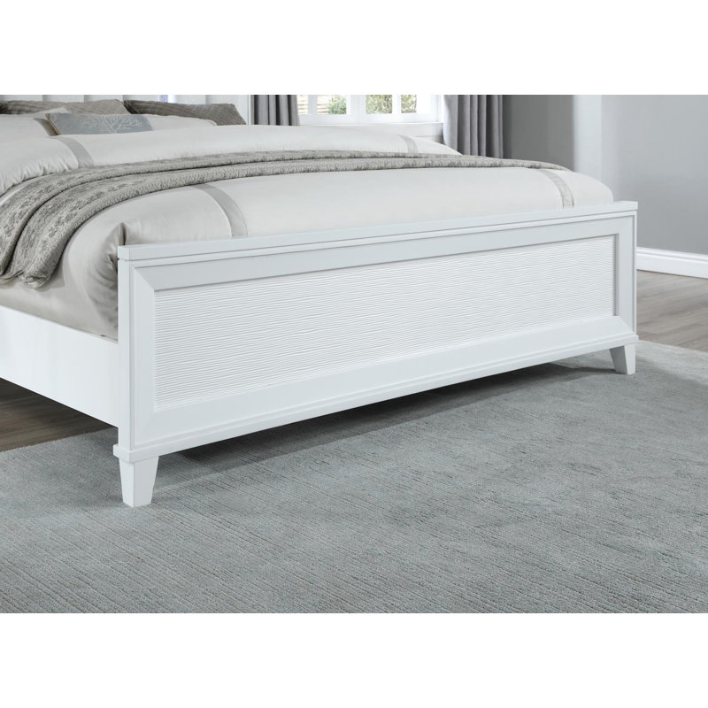 White Led King Bed, King
