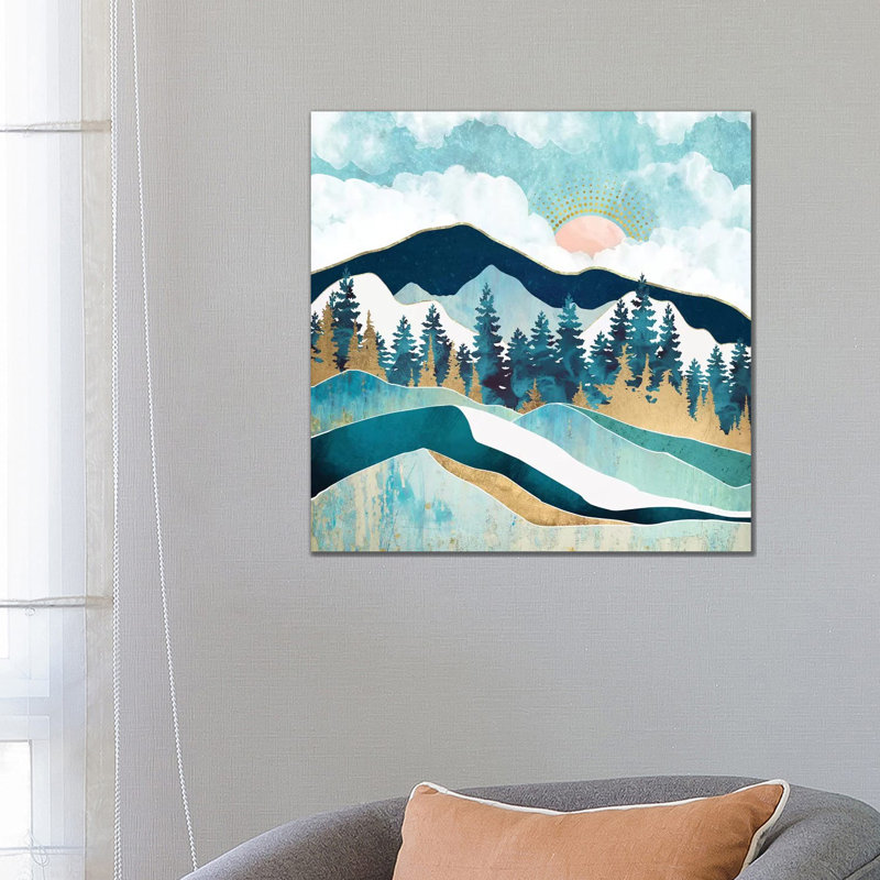 «Summer Forest», reproduction d'impression, Aucun mat, H 26 po x l 26 po x P 1,5 po, Toile tendue