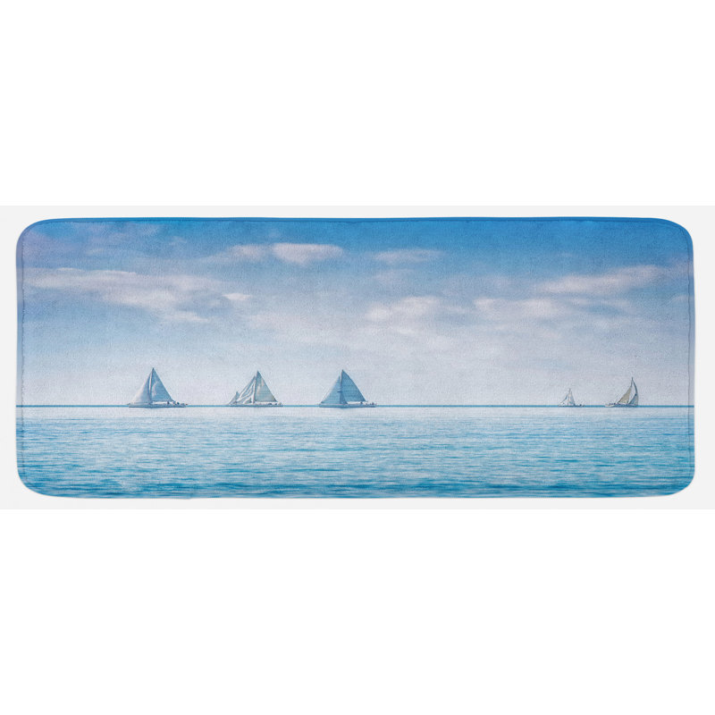 Tapis de cuisine ocean
