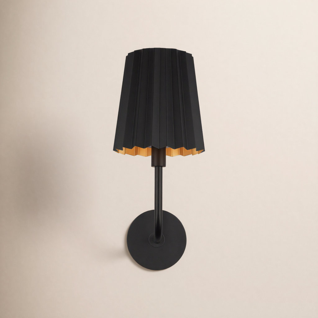 Tindra Single Dimmable Bath Sconce, Matte Black