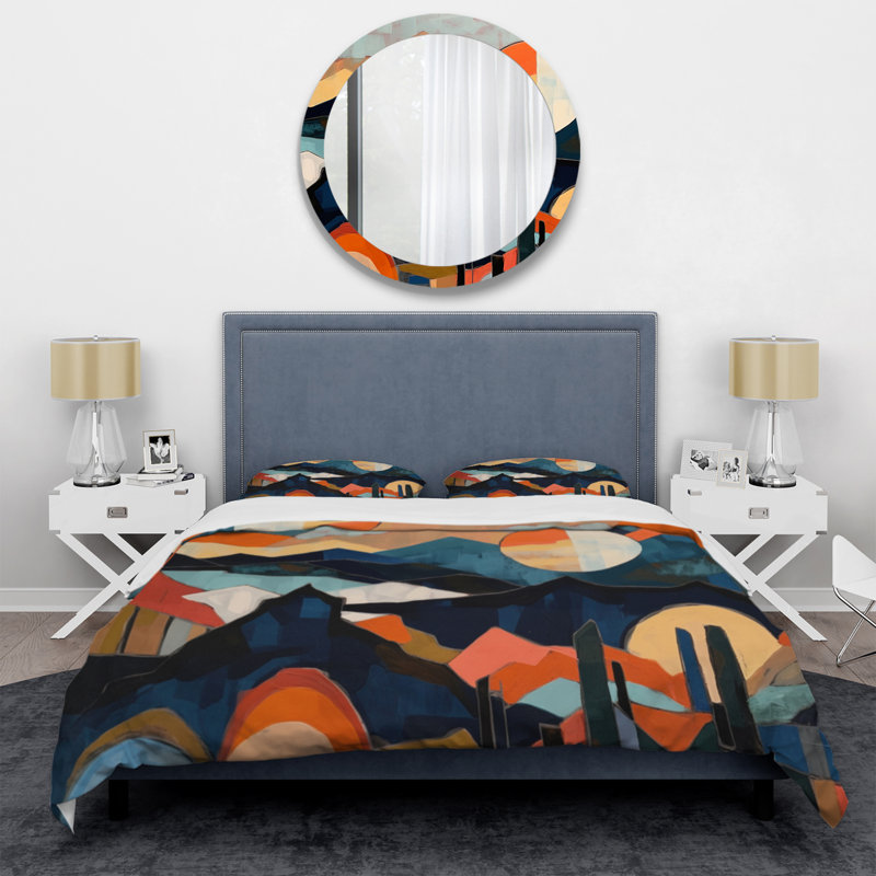 Ensemble de housse de couette Mid Century Perspectives III - Mid Century Modern