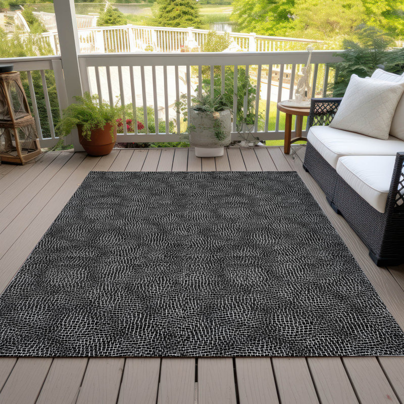 Tapis intérieur / extérieur lavable à la machine Chayden ACN1057, Rectangulaire 3 pi x 5 pi