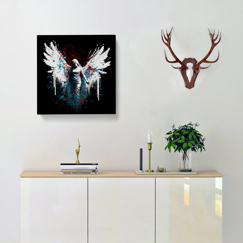 Angel Splatter - No Frame Print, 50cm H x 50cm W x 3cm D