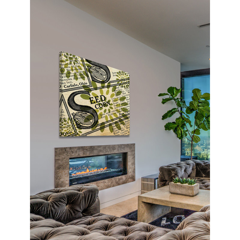 Going Green 7 - Wrapped Canvas Print, 46 cm H x 46 cm W