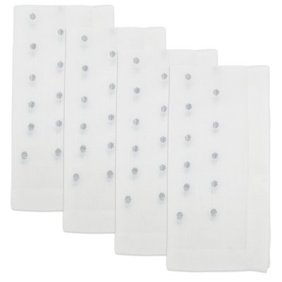 Aadhya Collection Polyester Polka Dots Square Napkin