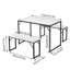 Rehobeth 4 - Person Trestle Dining Set-323714797-323714794