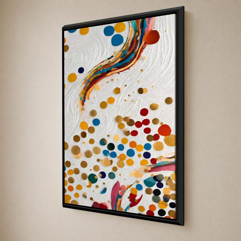 «Psalm 63: 7-8 Uplifted By Grace» par Mark Lawrence, reproduction, H 33,5 po x l 21,5 po x P 2 po, Cadre flottant, Noir